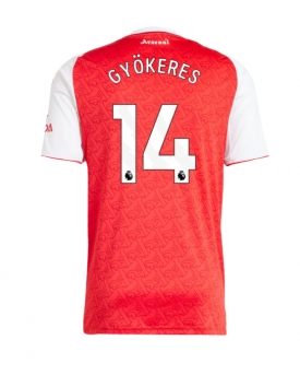 Billige Fotballdrakt Arsenal Viktor Gyokeres #14 Replika Hjemmedrakt 2025-26 Kortermet Billige Fotballdrakt Arsenal Viktor Gyokeres #14 Replika Hjemmedrakt 2025-26 Kortermet